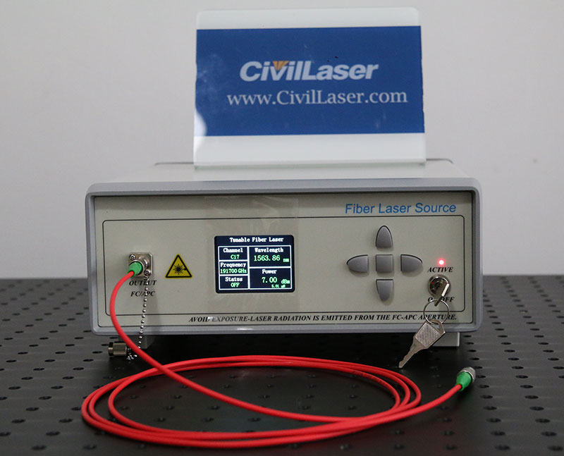 Tunable fiber laser c-band